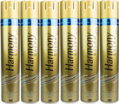 Harmony Gold Hairspray, Firm Hold & Shine, 400ml  x 6