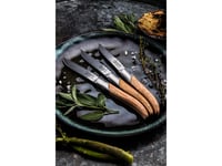 Laguiole Grillknivar Laguiole Oak Wood Stonewash Set 6 Sdv