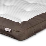 Ekens Fastex Trens Bäddmadrass 210x210 Brun