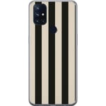 OnePlus Nord N10 5G Genomskinligt Skal Line Flow