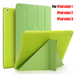 Tablet Case Ipad Screen Protector Smart Cover Green For Mini 1 2 3