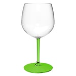 Gin & Tonic plast glass grønn stilk/fot 58 cl - Tritan