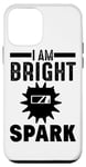Coque pour iPhone 12 mini I Am Bright Spark - Soudage drôle