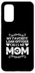 Coque pour Galaxy S20 L'agent de prêt préféré m'appelle maman fête des mères fière maman