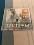 TDK-DVD+R- 1-8x 4.7GB-NEW/SEALED