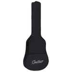Gitarrfodral för 4/4 klassisk gitarr svart 100x37 cm tyg