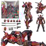 Marvel Legends X-men nr 001 Deadpool Actionfigur Fantastisk Revoltech Kaiyodo Leksak