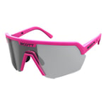 SCOTT Sport Shield Light Sensitive Cykelglasögon Pink/Grå
