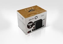 Delta Q Promo Machine à capsules Q Evolution Noir Cadeau Pack XL Qharacter 80 capsules