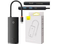 Baseus OS Lite 6-Port Hub (Type-C to HDMI+USB3.0*2+PD+SD/TF) (black)