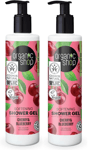 2x Organic Shop Softening Shower Gel Cherry & Blueberry (2x 280ml)