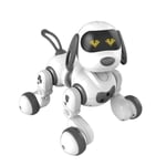 XIAOKEKE Intelligent Robot Dogs, Rc Interactive Puppy Toys for Kids Age 3,4,5 And Above, Programming, Singing, Dancing, Novelty Gift for Boys And Girls,Black