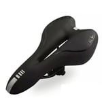 SPGOOD Cykelsadel Män Kvinnor Bekväm Bred Mjuk Gel Ergonomisk Cykelsadel med Skydd & Nyckel för Mountainbike MTB Trekking Landsvägscykel