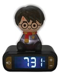 LEXIBOOK Digital Alarm Night Light Snooze, Clock, Luminous Harry Potter, Black Colour