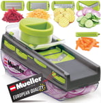 Mueller Mandoline Slicer, Premium Quality V-Pro Five Blade Adjustable Vegetable Slicer, Cutter, Shredder, Veggie Slicers for Fruits and Vegetables