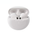 Original Pro 6 TWS Casque sans fil Fone Écouteurs Bluetooth Casque stéréo Mini In Ear Charging Box Écouteurs pour téléphone portable-blanc