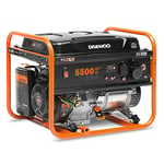 Daewoo GDA 6500 Engine Generator 5000 W 30 L Petrol Orange Black