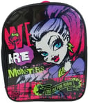 Monster High Dolls Childrens Kids Girls Black Small Backpack Rucksack School 