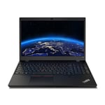 Lenovo ThinkPad T15p i7-11800H Ordinateur portable 39,6 cm (15.6 ) Full HD Intel® Core? i7 16 Go DDR4-SDRAM 512 Go SSD NVIDIA® GeForce® GTX 1650 Wi-Fi 6 (802.11ax) Windows 10 Pro Noir - Neuf