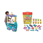 Play-Doh Kitchen Creations Ultimate Ice Cream Truck Playset with 27 Accessories, 12 Pots, 203.2 x 635 x 558.8 mim & Large Tools and Storage Activity Set, with 8 Non-Toxic Colours and 20-Plus Tools