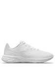 Nike Revolution 6 - White/White, White/White, Size 11.5, Men
