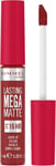 Rimmel London Lasting Mega Matte Liquid Lipstick, Long-Lasting, Hydrating, Vega