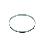 Gobel 824990 Cercle à Tarte Inox Bords Roulés 28 cm, Argenté.