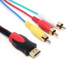 HDMi til 3xRCA adapter kabel - Video/Audio - 1.5m