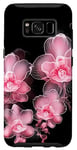 Coque pour Galaxy S8 Phalaenopsis Orchidée Rose