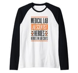 Medical Laboratory Scientist Heroes In Lab, Lab Technician Raglan Baseball Tee