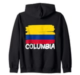 Cool Columbia Flag Zip Hoodie