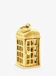 Milton & Humble Jewellery Second Hand Payton Pepper Ltd 9ct Yellow Gold Telephone Booth Pendant Charm