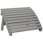 Adirondack fotpall hopfällbar driftwood grey