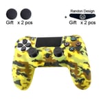 Soft Silicone Gel Rubber Case Cover For Ps4 Pro Slim Gamepad