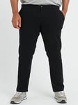 Jack & Jones Plus Marco Slim Fit Chino Trousers - Black, Black, Size 44, Inside Leg Regular, Men