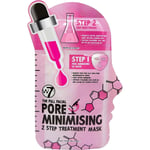 W7 Pore Minimizing 2 Step Treatment Face Mask For Youthful Looking Skin 23g