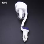 Double Usb Air Humidifier Portable Car Diffuser Phone Charger Blue