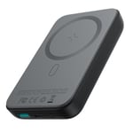 SiGN Magnetic Wireless Mini Powerbank 10000mAh, USB-C, USB-A - Black