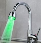 LED-munstycke till dusch/kök med 7 olika färger, Temperaturstyrd