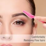 Women Eyebrow Razor With Spring Epilator Face Bikini Hair Remover Trimmer 3pcs