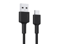 Aukey USB cable AUKEY CB-CA2 nylon Quick Charge USB C-USB 3.1 cable | FCP | AFC | 2m | 5 Gbps | 3A | 60W PD | 20V