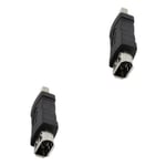 1/2/5 För Firewire IEEE 1394 6-stifts hona till USB hane-adapter 2Set