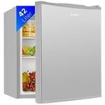 Bomann, Mini-Réfrigérateur, 42L, 2 étagères grillagées, KB7346, Inox