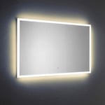 Alterna Bliss Speil med LED lys B60-140cm - Vendbar 100cm