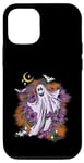 iPhone 12/12 Pro Vintage Floral Ghost Cute Halloween Womens Kids Man Case