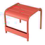 Fermob - Luxembourg Small Low Table/Footrest, Lapilli Grey - Småbord och sidobord utomhus