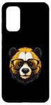 Coque pour Galaxy S20 Tête de panda cool | Portrait hipster amusant