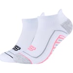 Skechers Sportstrumpor 2PPK Basic Cushioned Sneaker Socks Vit dam