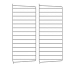 String - Väggavel 75x30cm 2-pack mörkgrå - Hyllor & Hyllsystem - Grå - Metall