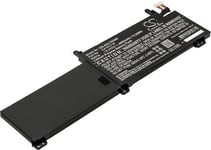 Kompatibelt med Asus ROG Strix SCAR GL703GM-EE043R, 15,4V, 4800mAh